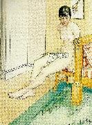 Carl Larsson, japansk nakenmodell